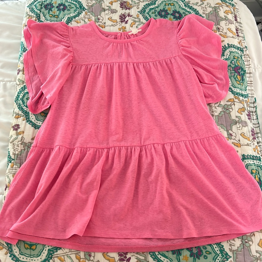 Crewcuts Puffy sleeve and bottom shirt